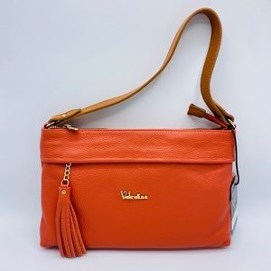 Valentina Italia Womens Crossbody Leather Handbag